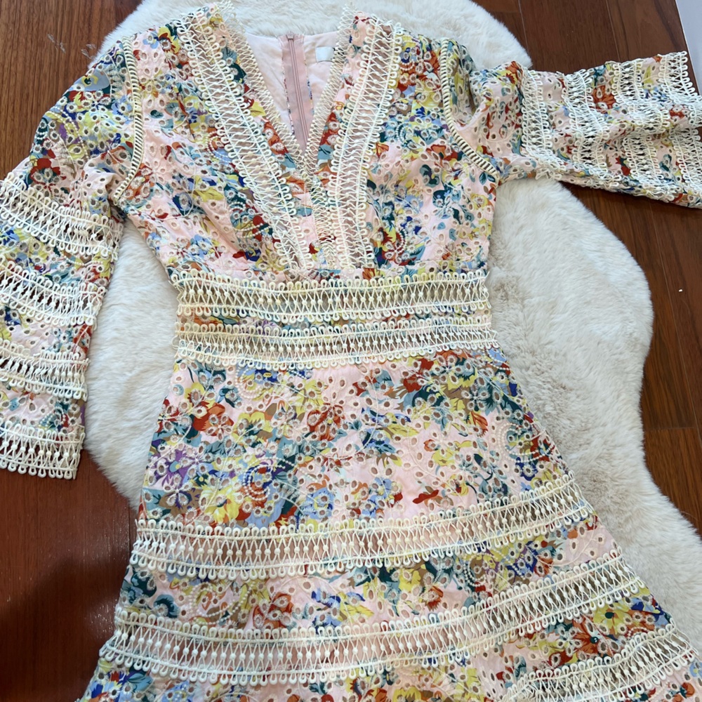 JD New York Floral Dress Size Medium
